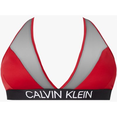 Calvin Klein High Apex Triangle-RP Vrchní díl červená – Zbozi.Blesk.cz