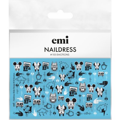 E.Mi Vodolepka Naildress Slider Design 105 Emotions – Sleviste.cz