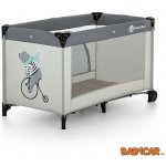 Petite&Mars Cestovní postýlka Nyja Teddy Biker Grey​ – Zboží Dáma