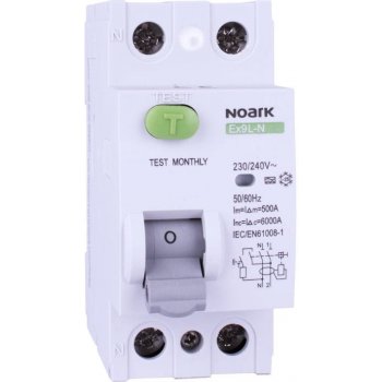 Noark Electric Ex9L-N 2P 25A AC 30mA