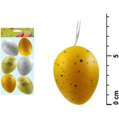 Vajíčko plast 6cm/6ks – Hledejceny.cz
