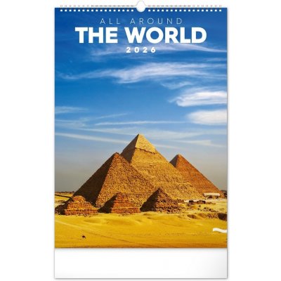 nástěnný Světové monumenty 33 x 46 cm 2026 – Sleviste.cz