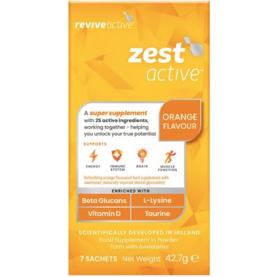 Reviveactive Zest Active pomeranč 7 sáčků – Hledejceny.cz
