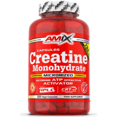 Amix Creatine Monohydrate 750 220 kapslí – Zbozi.Blesk.cz
