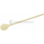 Kulatá vařečka dřevěná 300 mm hnědá 859505485649 – Hledejceny.cz
