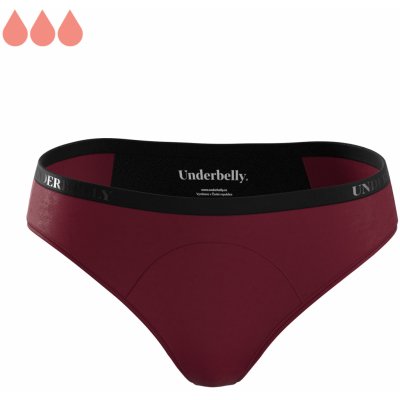 Underbelly menstruační kalhotky UNIVERS bordó z polyamidu Pro střední až silnější menstruaci – Hledejceny.cz