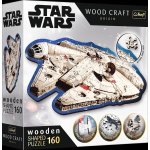 Falcon TREFL Wood Craft Origin Star Wars Millennium 160 dílků – Hledejceny.cz