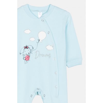 JOYCE Kojenecký overal dlouhý BUNNY Modrá fialová – Zbozi.Blesk.cz