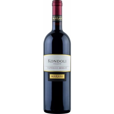 Marani Kondoli Vineyards Saperavi - Merlot Červené 2017 13,5% 0,75 l (holá láhev) – Zboží Mobilmania