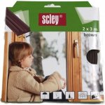 Scley těsnění do dveří a oken 0398-402006 hnědé – Zboží Mobilmania