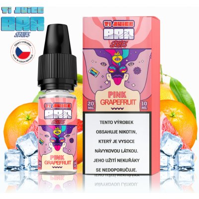 TI Juice Pink Grapefruit BAR Series NIC SALT 50PG/50VG 10 ml 20 mg – Zboží Mobilmania