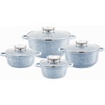 Zilner Sada titanových hrnců MRAMOR INDUKCE 8 ks – Zboží Dáma