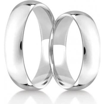 Aranys Stříbrné snubní prsteny Rubi 56328