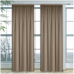 Mondo Italia Závěs řasící pásce Heaven mocca 140x160 cm Mokka – Zboží Mobilmania