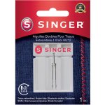 Dvojjehla na streč Singer 4 mm 1x80 – Zboží Mobilmania