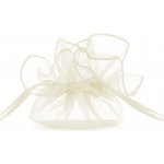 PartyDeco Stahovací sáček z organzy ivory 25 cm 10 ks – Hledejceny.cz