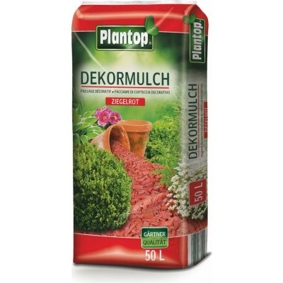 Nohel garden Mulč kůrový PLANTOP dekorační červený 50 l – Sleviste.cz