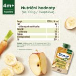 Sunar Bio kapsička Jablko banán mrkev 4m+ 100 g – Hledejceny.cz