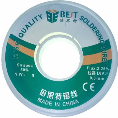 Olovnatá pájka BEST 0.3mm 100g (Sn60Pb40) – Zboží Mobilmania