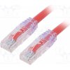 síťový kabel Panduit UTP6AX1MRD Patch, TX6A™ 10Gig,U/UTP; 6a; drát; Cu; PVC; 1m, červený
