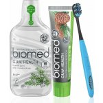 BIOMED Gum Health péče o citlivé dásně Ústní voda 500 ml + Zubní pasta 100 g + Zubní kartáček – Sleviste.cz