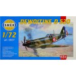 Směr Model Dewoitine D 520 11x14cm v krabici 25x14 5x4 :72 – Zboží Dáma