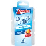 Spontex Dishmop Non Scratch jemná houbička náhrada, 3 ks – Zboží Dáma