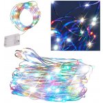 KIK KX5253_2 Dekorativní drátěná svítidla LED 10m 100LED multicolour – Sleviste.cz