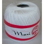 Háčkovací příze Maxi MT č.1000 bělená bílá – Sleviste.cz