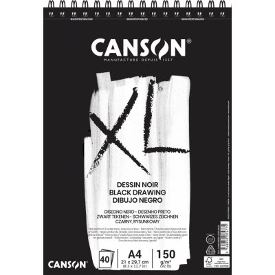 Canson Skicák XL Dessin Noir A4 – Zboží Dáma Canson Skicák XL Dessin Noir A4 – Zboží Dáma