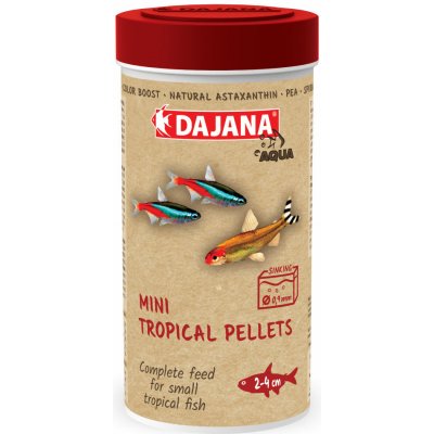 Dajana Mini Tropical Pellets 250 ml – Zboží Mobilmania