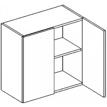 CASARREDO W60 horní skříňka dvojdvéřová GOBI