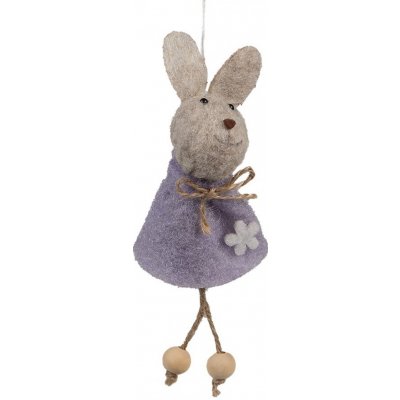 Fialový plstěný závěsný velikonoční králíček Magiccal - 6*3*13 cm – Hledejceny.cz