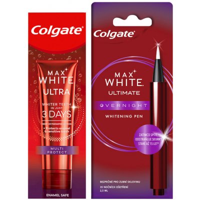 Colgate Max White Overnight White Pero 2,5 ml Max White Ultra Multiprotect 50 ml – Zbozi.Blesk.cz