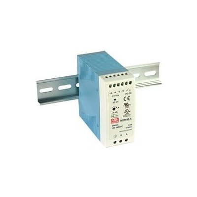 MEAN WELL MDR-60-12 - DIN, 60W, 12V – Sleviste.cz