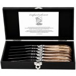 Laguiole Sada steakových nožů Laguiole Luxury 6 ks olive – Hledejceny.cz