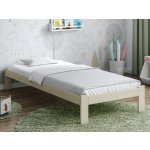 AMI Nábytek masiv VitBed Anzu bílá borovice s roštem – Sleviste.cz