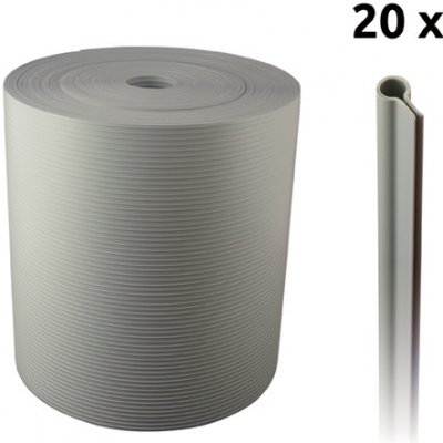 EKOfence Stínící pás PVC světle šedá 190mm 26m – Zboží Mobilmania