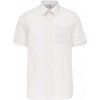 Pánská Košile Kariban pánská košile s krátkým rukávem ACE bílá