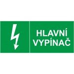 Hlavní vypínač 2 samolepící vinylová fólie 210 x 90 mm – Zboží Mobilmania