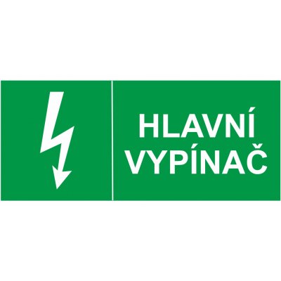 Hlavní vypínač 2 samolepící vinylová fólie 210 x 90 mm – Zboží Mobilmania