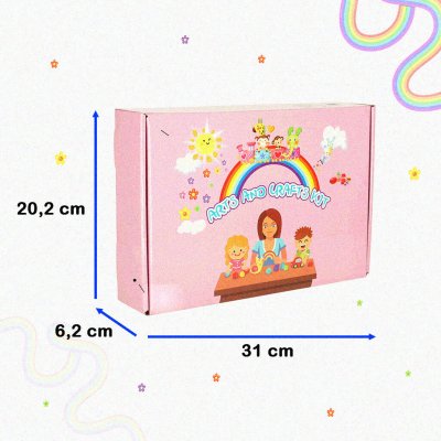 KIK KX4687 Výtvarná sada pro dětské ruční práce 1200 ks – Zboží Dáma