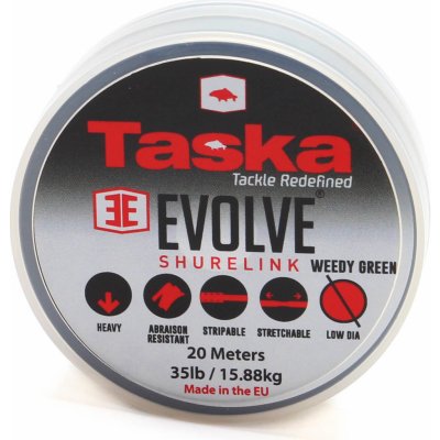 TASKA Evolve Shurelink hnědý 20m 35lb – Zboží Mobilmania