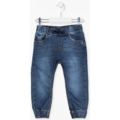 LOSAN Chlapecké džíny s pružným pasem a gumou dole Modrá