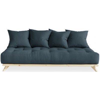 Sofa Senza by Karup 90*200 cm natural + futon petrol blue 757 – Zboží Mobilmania