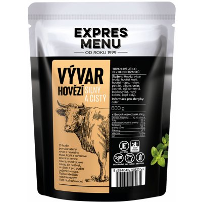 EXPRES MENU Hovězí vývar 600 g – Zbozi.Blesk.cz