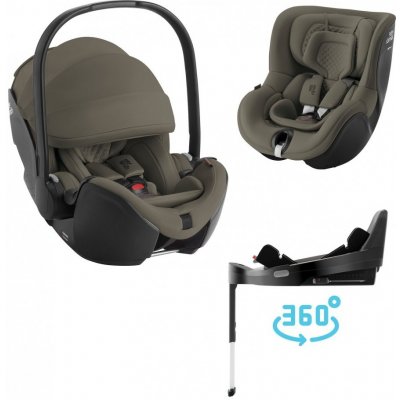 Römer set Baby-Safe Pro + Vario Base 5Z + Dualfix 5z 2024 Urban Olive Lux – Zboží Mobilmania