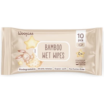 Woopies Wooden Spoon Rozložitelné vlhčené ubrousky 10 ks – Hledejceny.cz