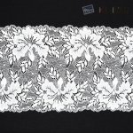 Elastická krajka bílá, 175 mm – Zboží Dáma