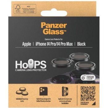PanzerGlass HoOps ochranné kroužky pro čočky fotoaparátu pro Apple iPhone 14 Pro/14 Pro Max 1141